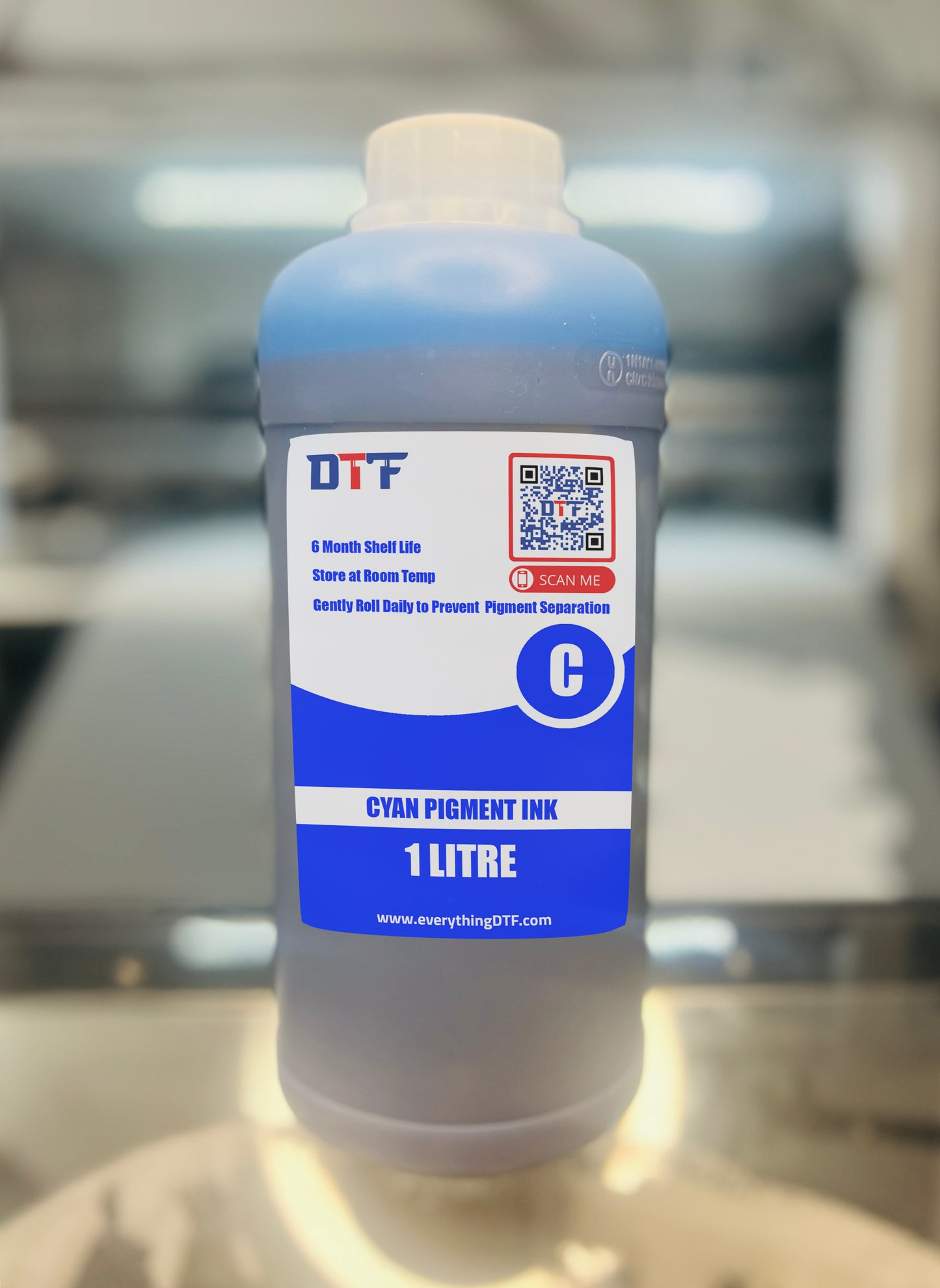 DTF Cyan Ink (1 Litre)